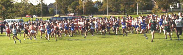 Start of the Mens race.