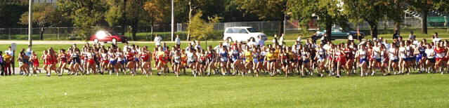 Start of the Womens race.