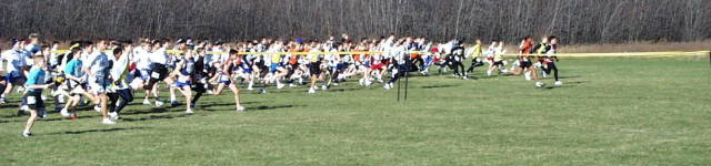 Start of the Midget Boys race.