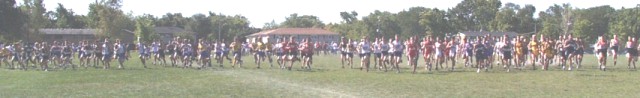 Start of the Boys Varsity race.