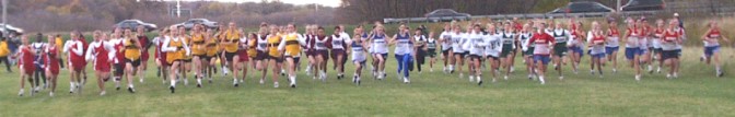 Start of the Girls 8th Grade race.