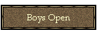 Boys Open
